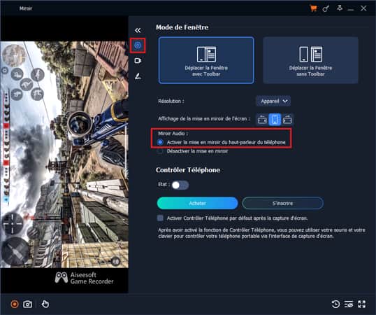 Sélectionner Enregistreur Vidéo