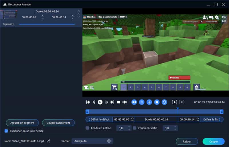 Sélectionner Enregistreur Vidéo