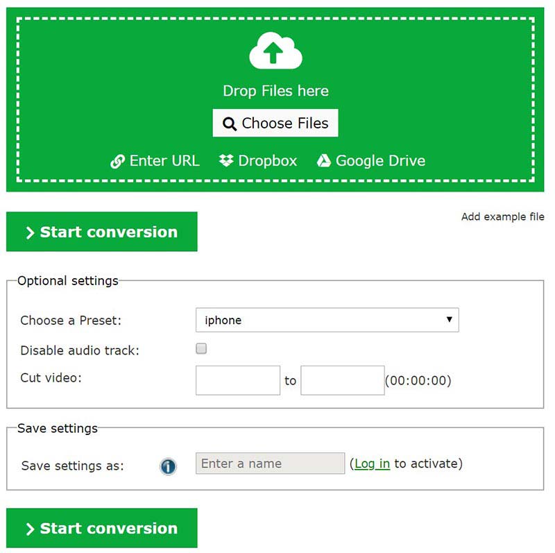Convertir MP3 en WAV via le site Online-convert.com